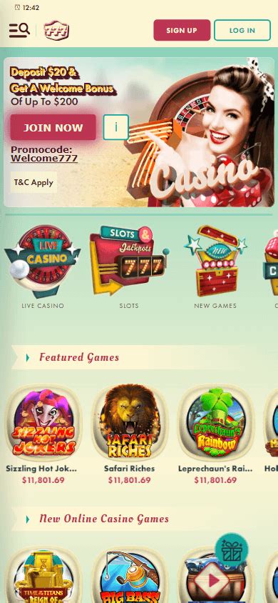 777 mobile|777 Casino Review 2024 .
